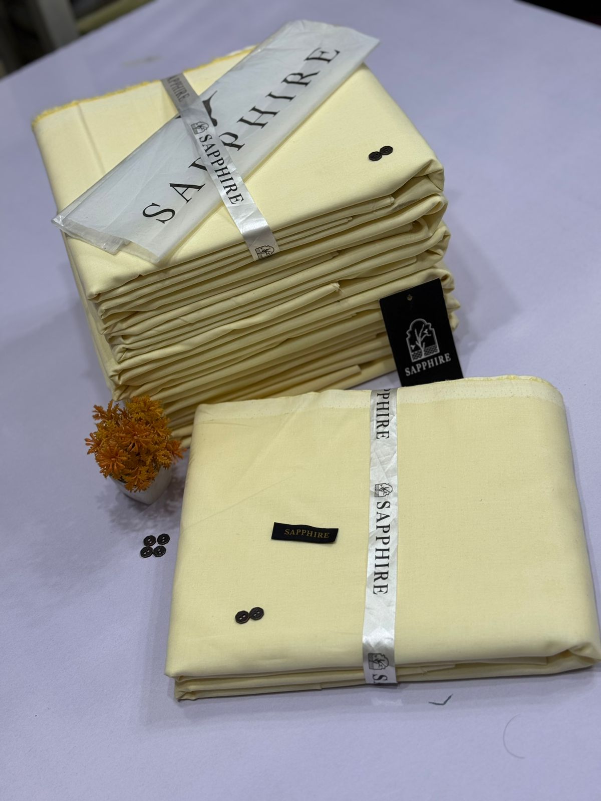 SAPPHIRE Mens Soft Cotton Unstiched Suit