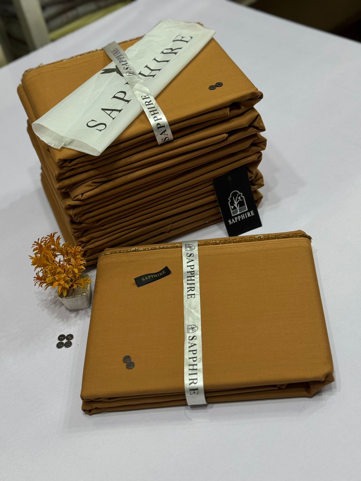 SAPPHIRE Mens Soft Cotton Unstiched Suit