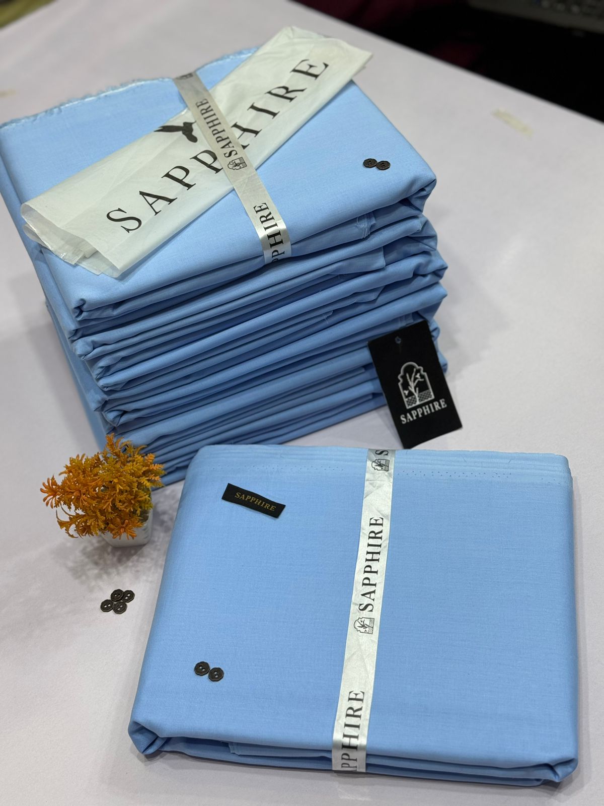 SAPPHIRE Mens Soft Cotton Unstiched Suit