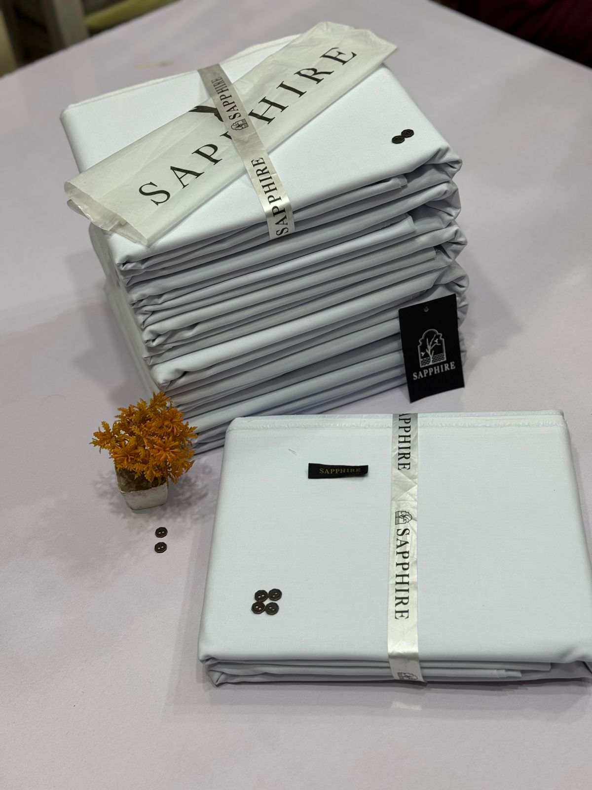 SAPPHIRE Mens Soft Cotton Unstiched Suit