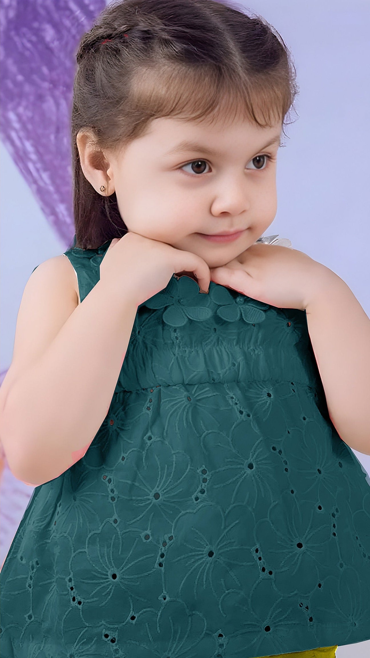 MARIA B Kids Embroidered 2 Piece Unstiched Suit