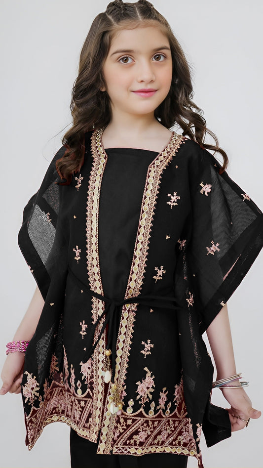 ETHINIC B Kids Embroidered 2 Piece Unstiched Suit