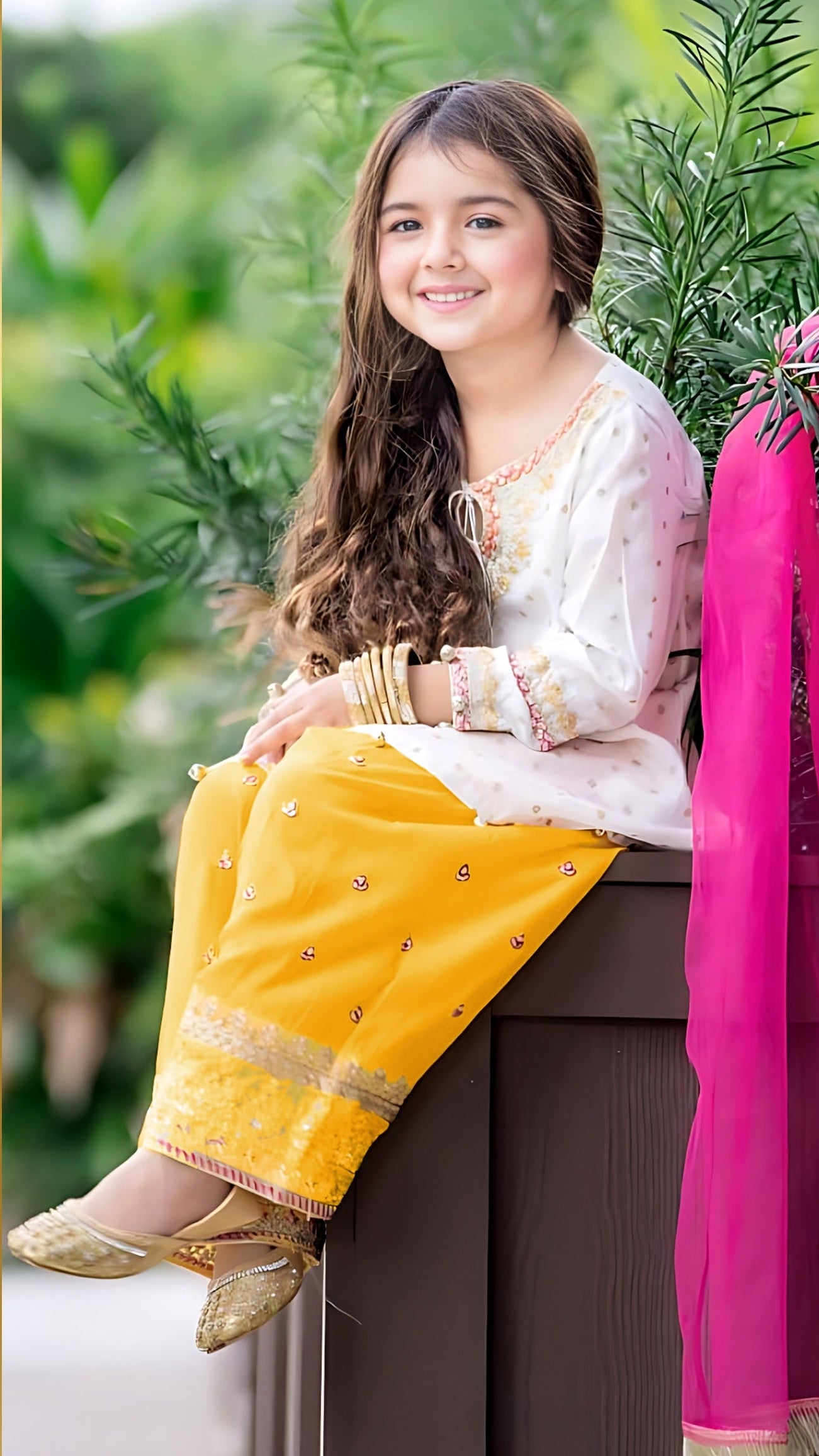 MARIA B Kids Embroidered 2 Piece Unstiched Suit