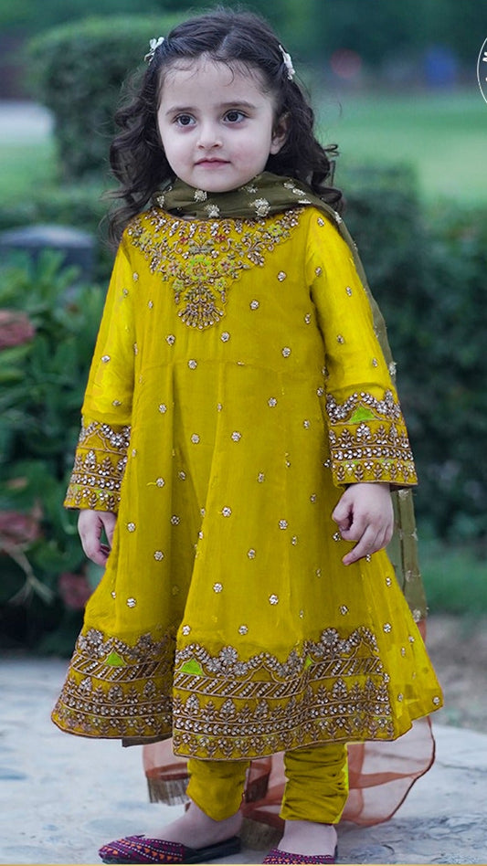 MARIA B Kids Embroidered 2 Piece Unstiched Suit