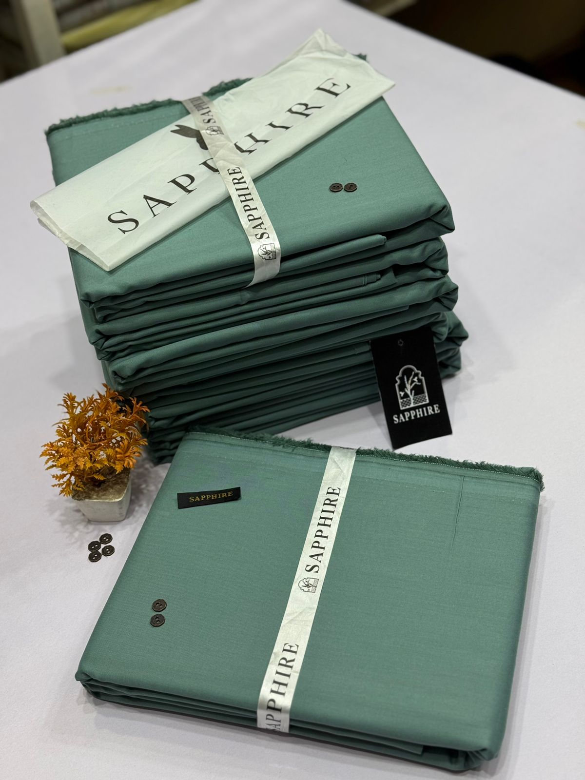 SAPPHIRE Mens Soft Cotton Unstiched Suit